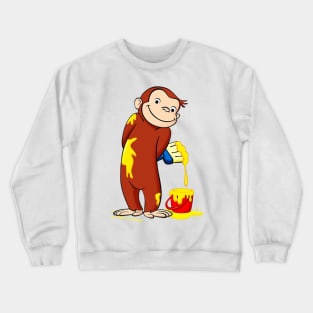 Curious George Cat 2 Crewneck Sweatshirt